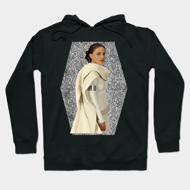 Queen's Closet White Portrait MTFBWY Hoodie by fiatluxillust